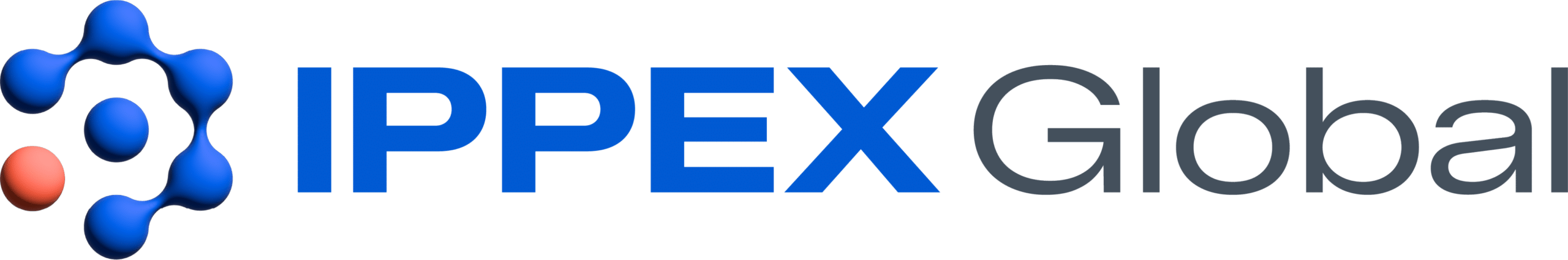 IPPEX Global logo with blue molecule graphic and text reading "IPPEX Global"