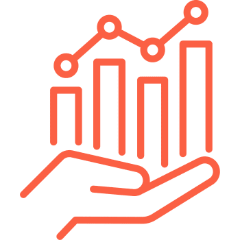 Payroll Controls A hand holding bar and line graph, representing data management or payroll controls.